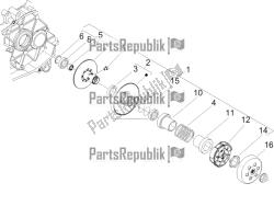 Driven pulley