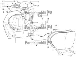 Front glove-box - Knee-guard panel