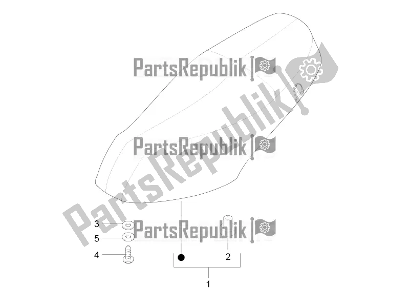 Toutes les pièces pour le Selle / Sièges du Piaggio ZIP 100 4T Apac 2018