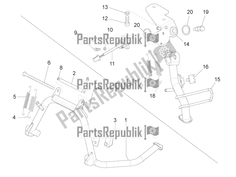 Wszystkie części do Stoisko / S Piaggio ZIP 100 4T Apac 2018