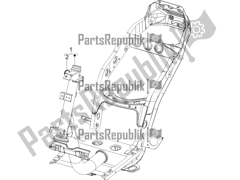 Toutes les pièces pour le Cadre / Carrosserie du Piaggio ZIP 100 4T Apac 2019