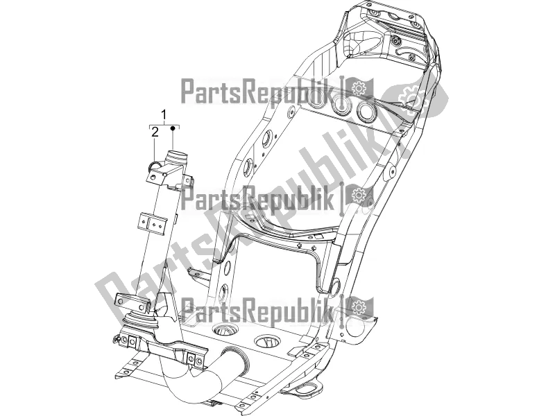 Toutes les pièces pour le Cadre / Carrosserie du Piaggio ZIP 100 4T Apac 2020