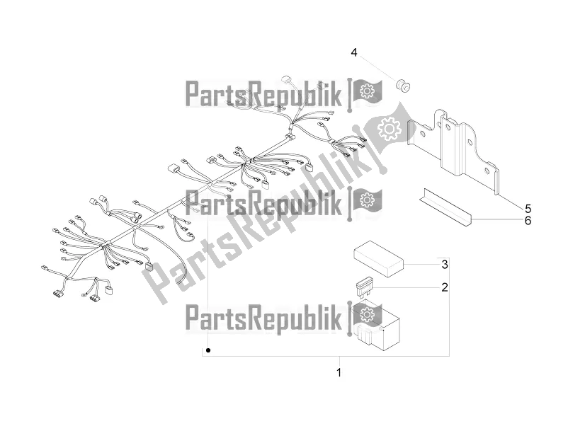 Toutes les pièces pour le Faisceau De Câbles Principal du Piaggio ZIP 100 4T Apac 2020