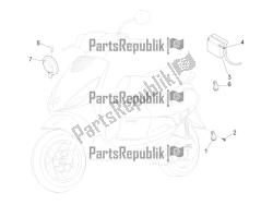 interruttori del telecomando - batteria - avvisatore acustico