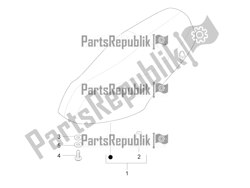 Todas las partes para Silla De Montar / Asientos de Piaggio ZIP 100 4T Apac 2020