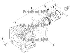 Cylinder-piston-wrist pin unit