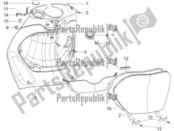 vano portaoggetti anteriore - pannello di protezione per le ginocchia