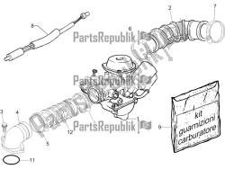 carburatore, gruppo - raccordo