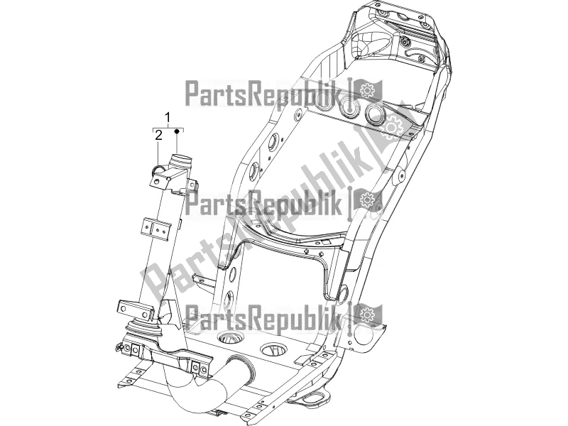 Todas las partes para Marco / Carrocería de Piaggio ZIP 100 4T Apac 2022