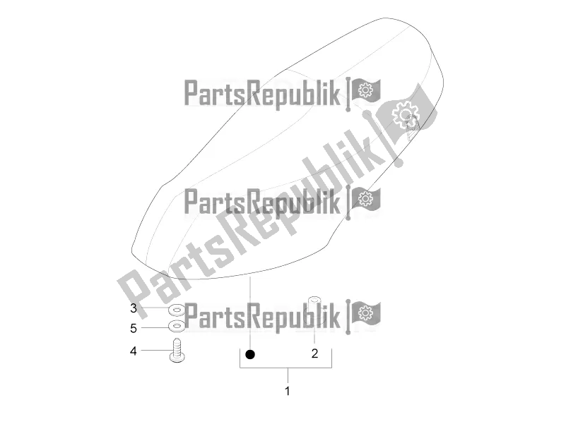 Toutes les pièces pour le Selle / Sièges du Piaggio ZIP 100 4T Apac 2022