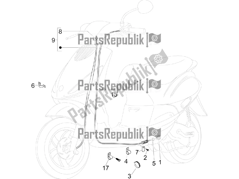 All parts for the Transmissions of the Piaggio ZIP 100 4T Apac 2022