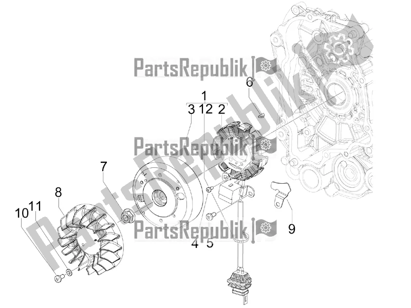 Toutes les pièces pour le Volant Magnéto du Piaggio ZIP 50 2T 2016