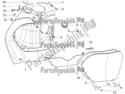 Front glove-box - Knee-guard panel