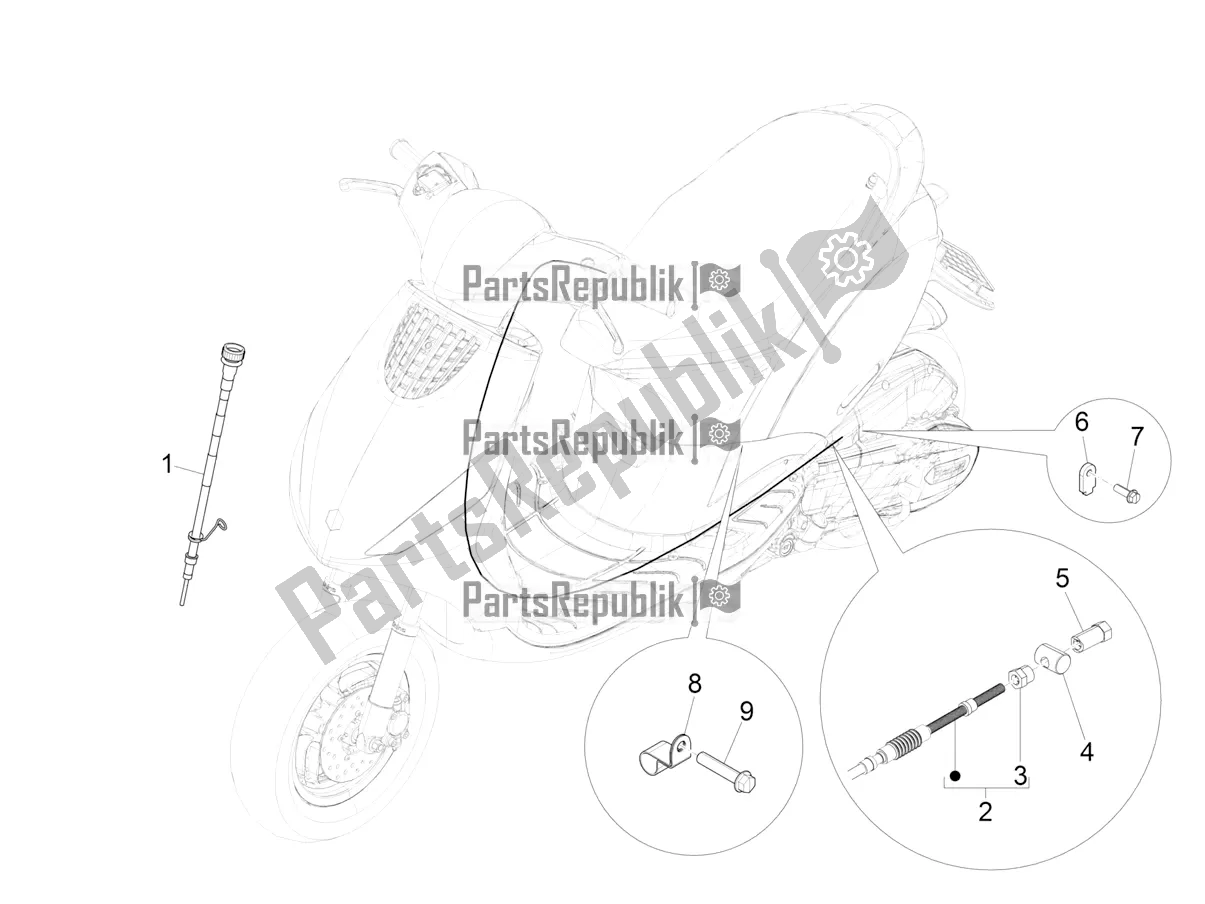 Toutes les pièces pour le Transmissions du Piaggio ZIP 50 4T 25 KM/H 2018