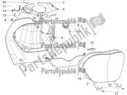 Front glove-box - Knee-guard panel