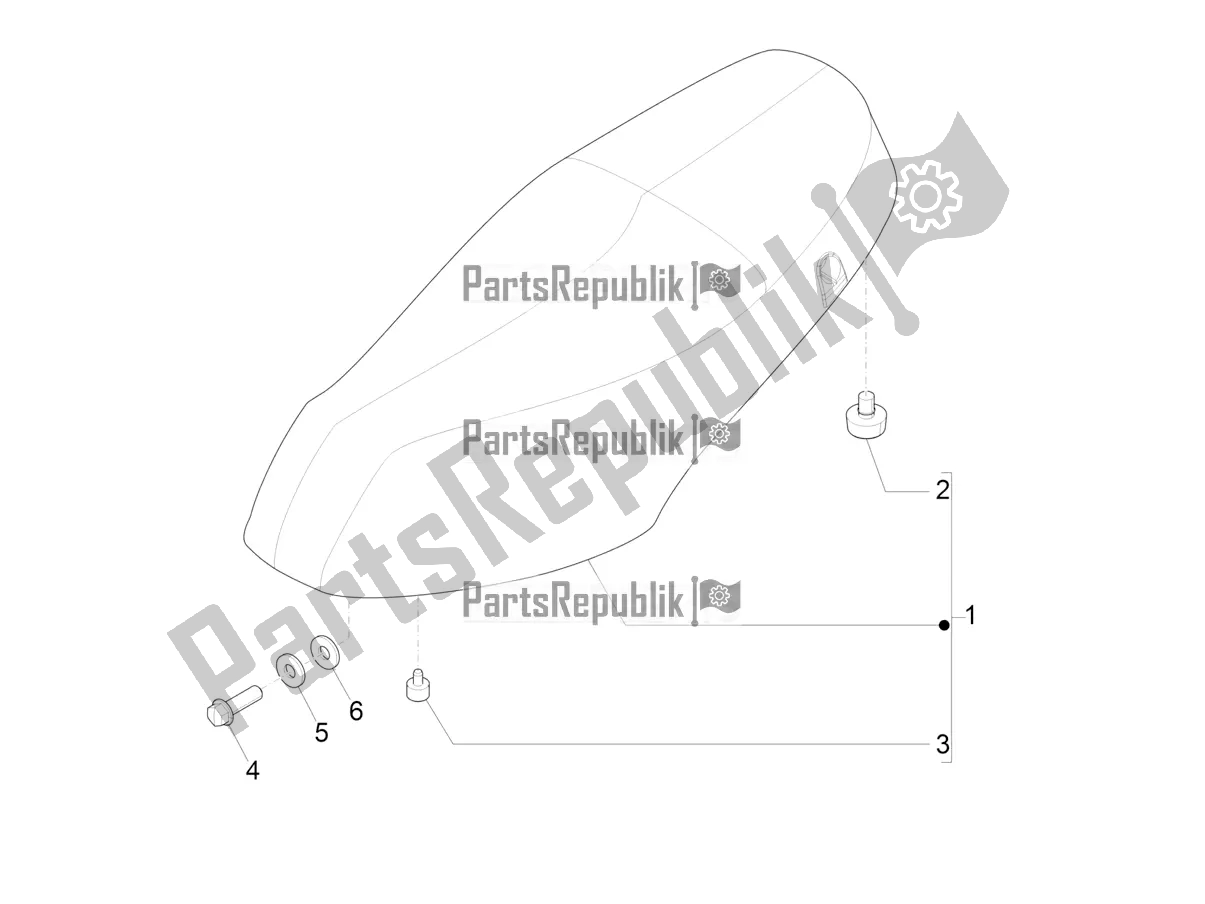 Toutes les pièces pour le Selle / Sièges du Piaggio ZIP 50 4T 25 KM/H 2019