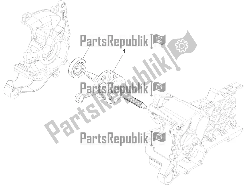 Todas las partes para Cigüeñal de Piaggio ZIP 50 4T 25 KM/H 2020