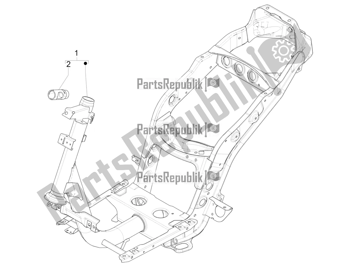 Todas las partes para Marco / Carrocería de Piaggio ZIP 50 4T 25 KM/H 2020