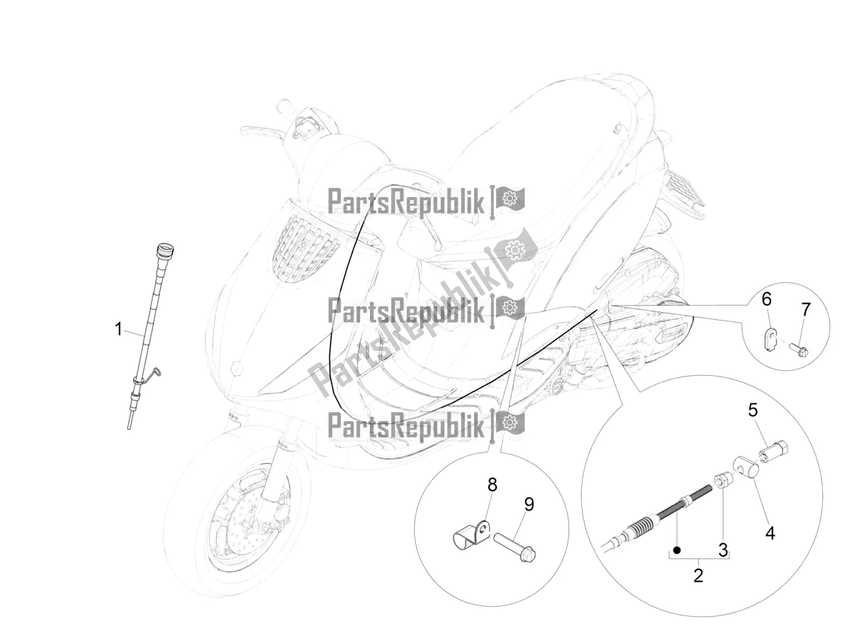 Todas las partes para Transmisiones de Piaggio ZIP 50 4T 25 KM/H 2020