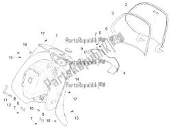 Front glove-box - Knee-guard panel