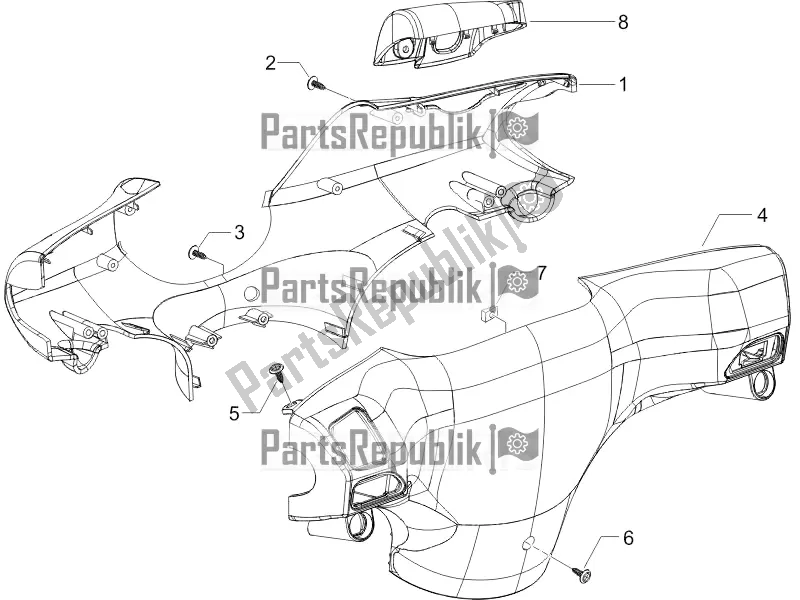 Todas las partes para Coberturas De Manillar de Piaggio ZIP 50 4T 2016