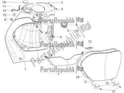 boîte à gants avant - panneau de protection des genoux