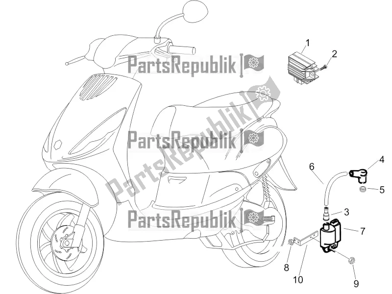 Toutes les pièces pour le Régulateurs De Tension - Unités De Commande électronique (ecu) - H. T. Bobine du Piaggio ZIP 50 4T 2017