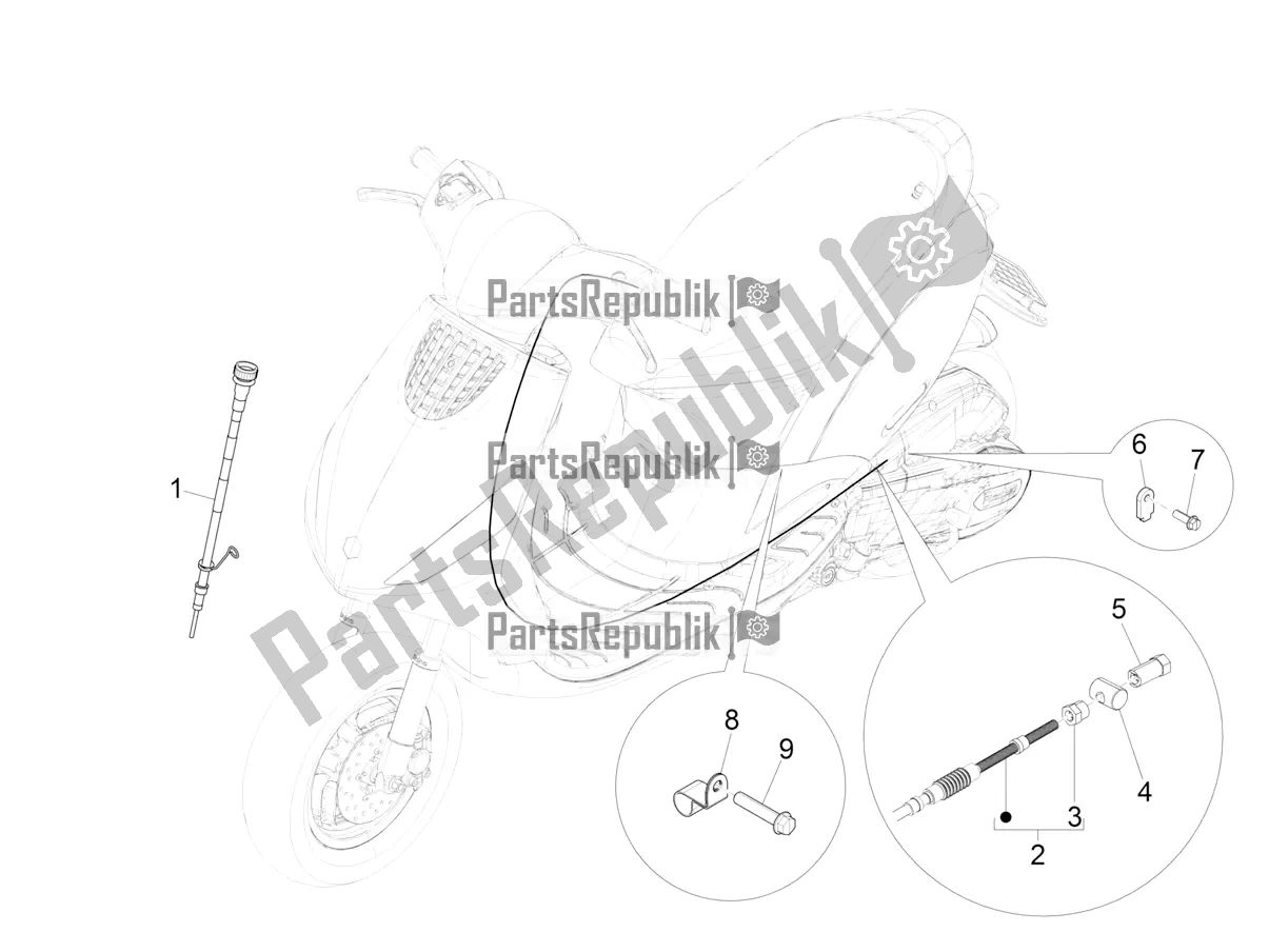 Todas las partes para Transmisiones de Piaggio ZIP 50 4T 2018