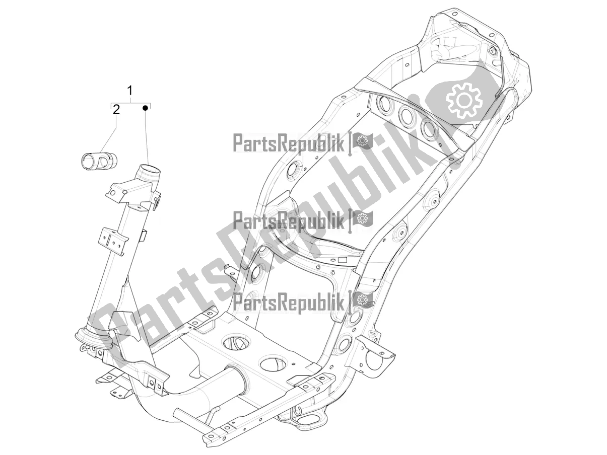 Toutes les pièces pour le Cadre / Carrosserie du Piaggio ZIP 50 4T 2020