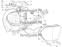 boîte à gants avant - panneau de protection des genoux