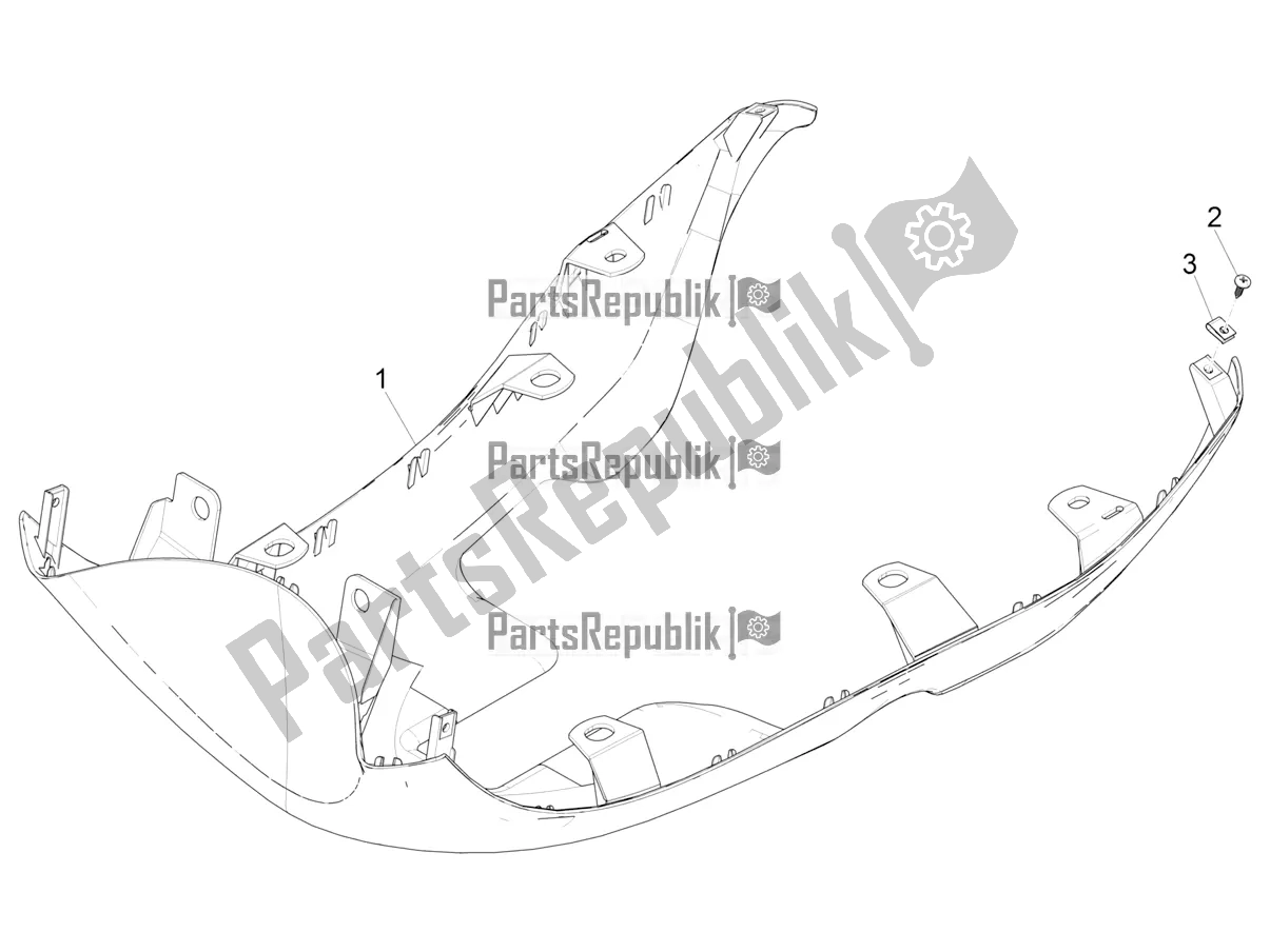 Wszystkie części do Boczna Os? Ona - Spojler Piaggio ZIP 50 4T 2021