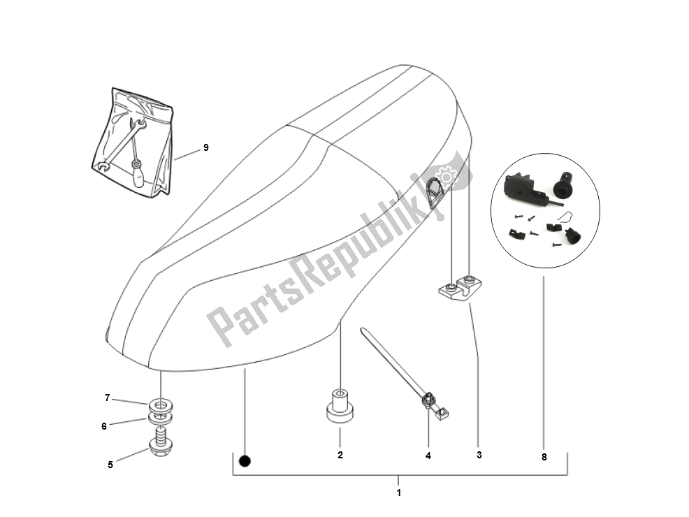 Tutte le parti per il Buddy del Piaggio ZIP 50 4T 2006 2013 2000 - 2010