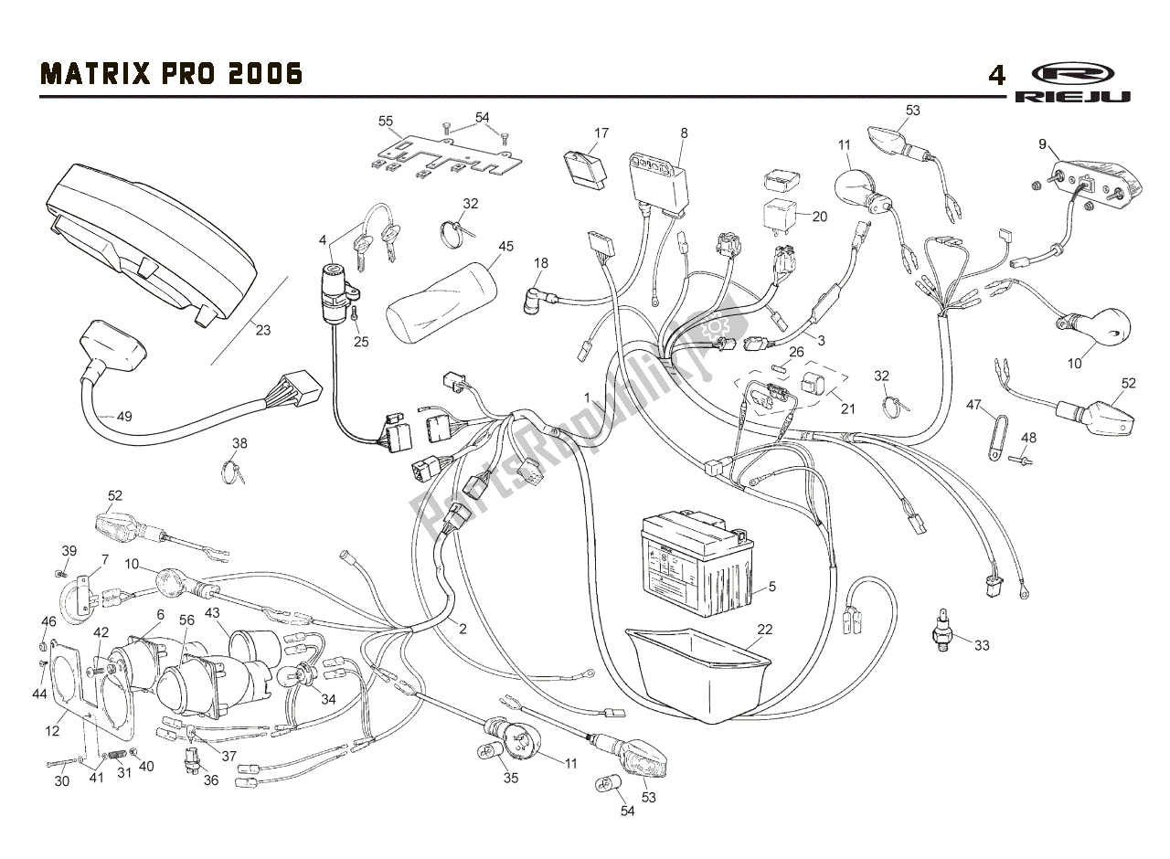 Todas las partes para Electrische Delen de Rieju RS2 PRO Groen 09 50 2009