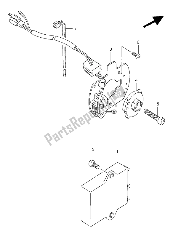 Wszystkie części do Generator Sygna? U Suzuki GSX 750F 1997