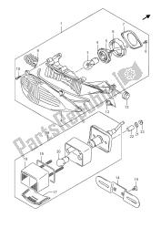 luz de combinación trasera