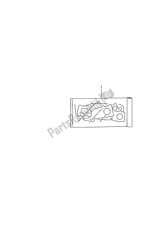 All parts for the Gasket Set of the Suzuki RM Z 250 2015