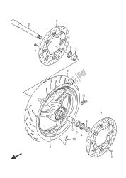 FRONT WHEEL (GSR750)