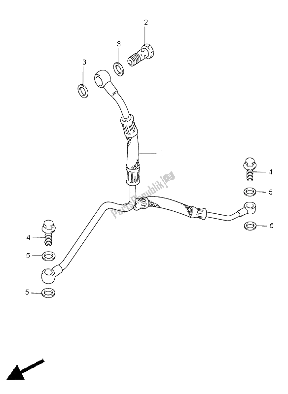 All parts for the Oil Pipe of the Suzuki DR 650 SE 1998