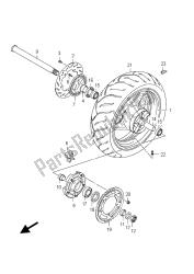 roda traseira (gsf1250sa e21)