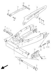 bras oscillant arrière (gsf1200sa)