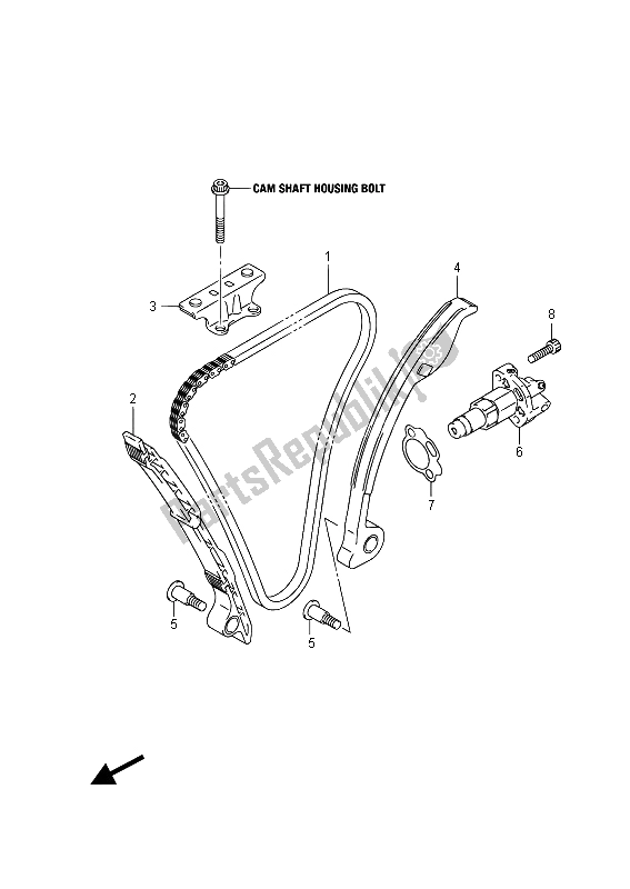 Todas las partes para Cadena De Levas de Suzuki GSX R 600 2015