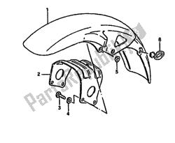 garde-boue avant (gsx550es-ef)