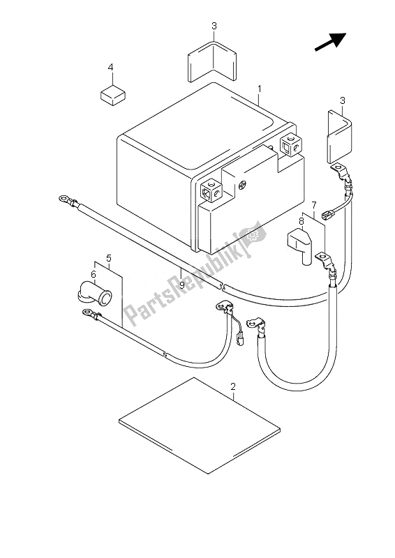 Tutte le parti per il Batteria del Suzuki UX 125 Sixteen 2010