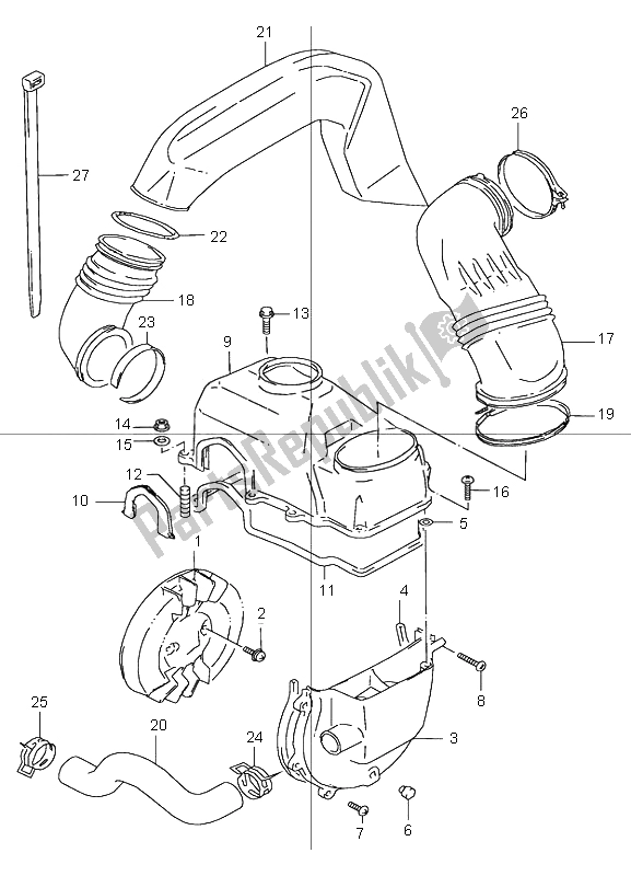 Wszystkie części do Wentylator Ch? Odz? Cy Suzuki LT 80 Quadsport 2000