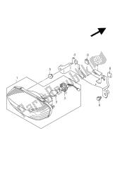 luz de combinación trasera (lt-f250 e33)