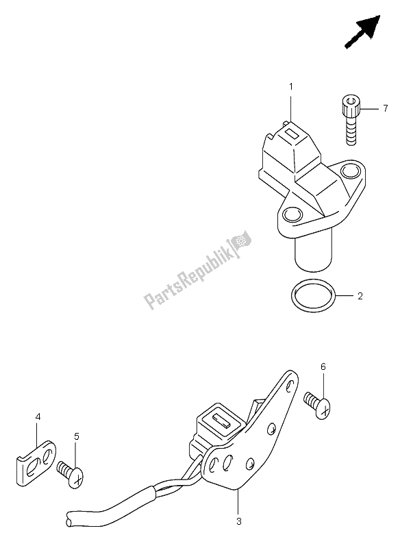 Todas as partes de Gerador De Sinal do Suzuki GSX R 750 2000