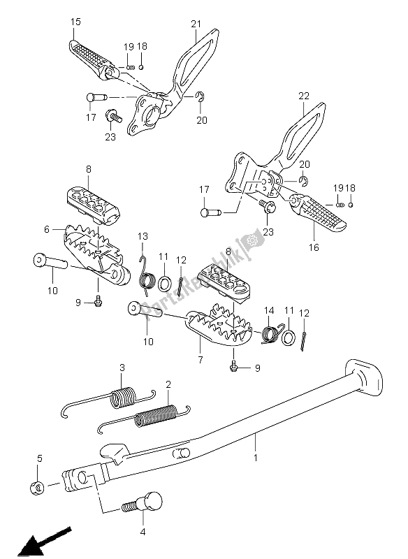 Todas las partes para Estar de Suzuki DR Z 400S 2008