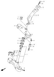 STEERING STEM (VZR1800BZUF E19)