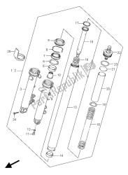 amortisseur de fourche avant (gsf650-u-a-ua)