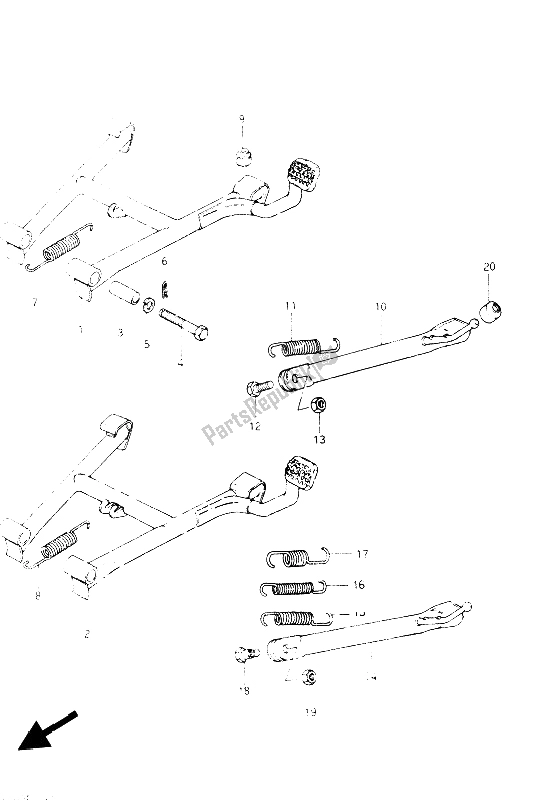 Todas las partes para Estar de Suzuki GSX 400S 1986